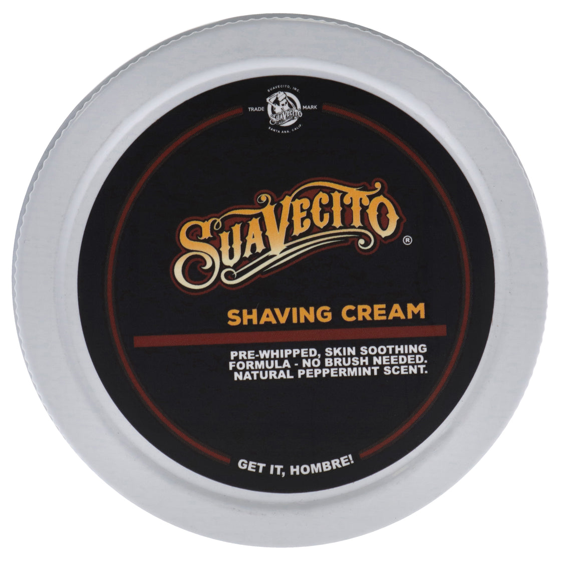 Shaving Creme by Suavecito for Men - 8 oz Shave Cream
