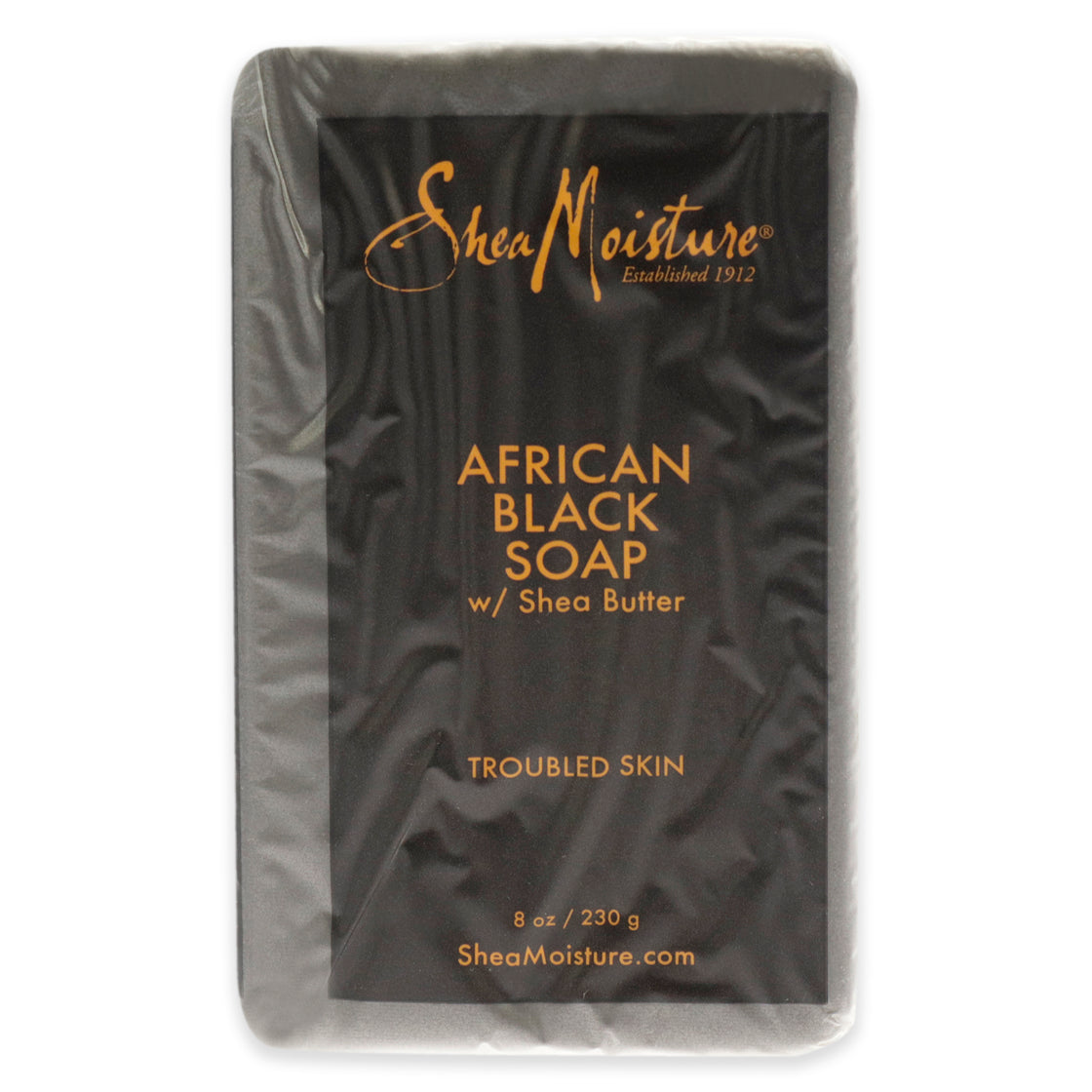 African Black Soap Troubled Skin by Shea Moisture for Unisex - 8 oz Bar Soap