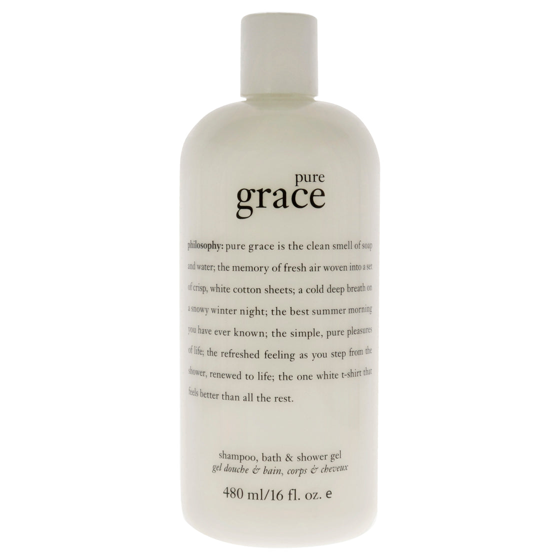 Pure Grace Shampoo, Bath Shower Gel by Philosophy for Unisex - 16 oz Shower Gel