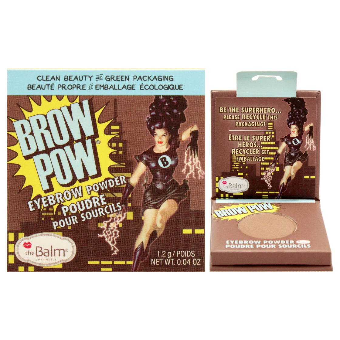 Brow Pow Eyebrow Powder - Blonde by the Balm for Women - 0.04 oz Eyebrow