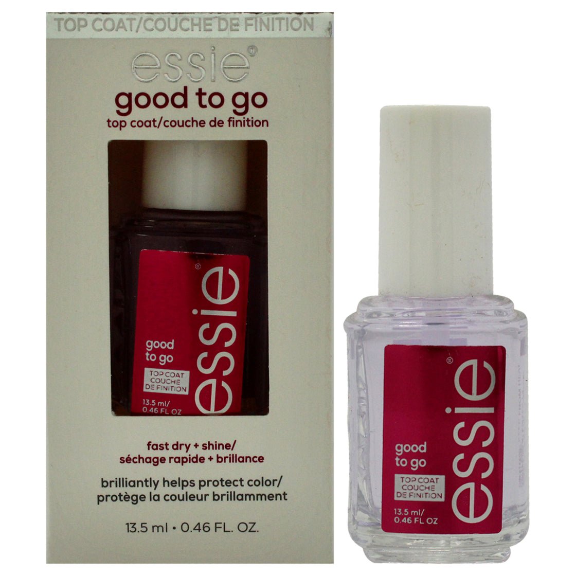 Essie Good To Go Top Coat by Essie for Women - 0.46 oz Nail Polish