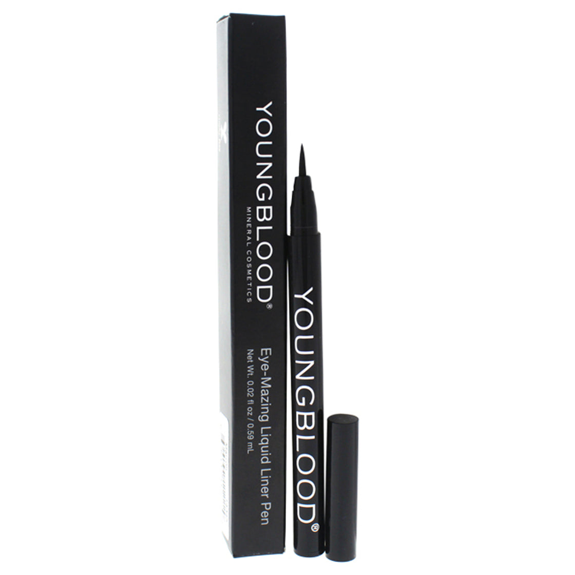 Eye-Mazing Liquid Liner Pen - Marron by Youngblood for Women - 0.02 oz Eyeliner