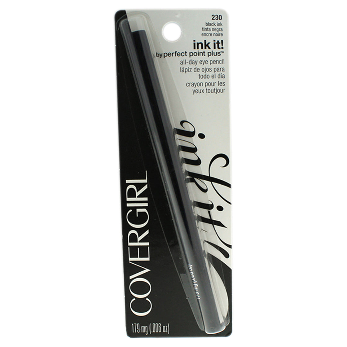 Ink It! By Perfect Point Plus - 230 Black Ink by CoverGirl for Women - 0.006 oz Eyeliner