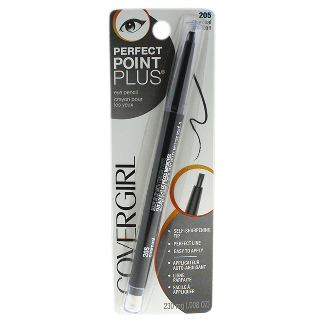 Perfect Point Plus Eyeliner - # 205 Charcoal by CoverGirl for Women - 0.008 oz Eyeliner