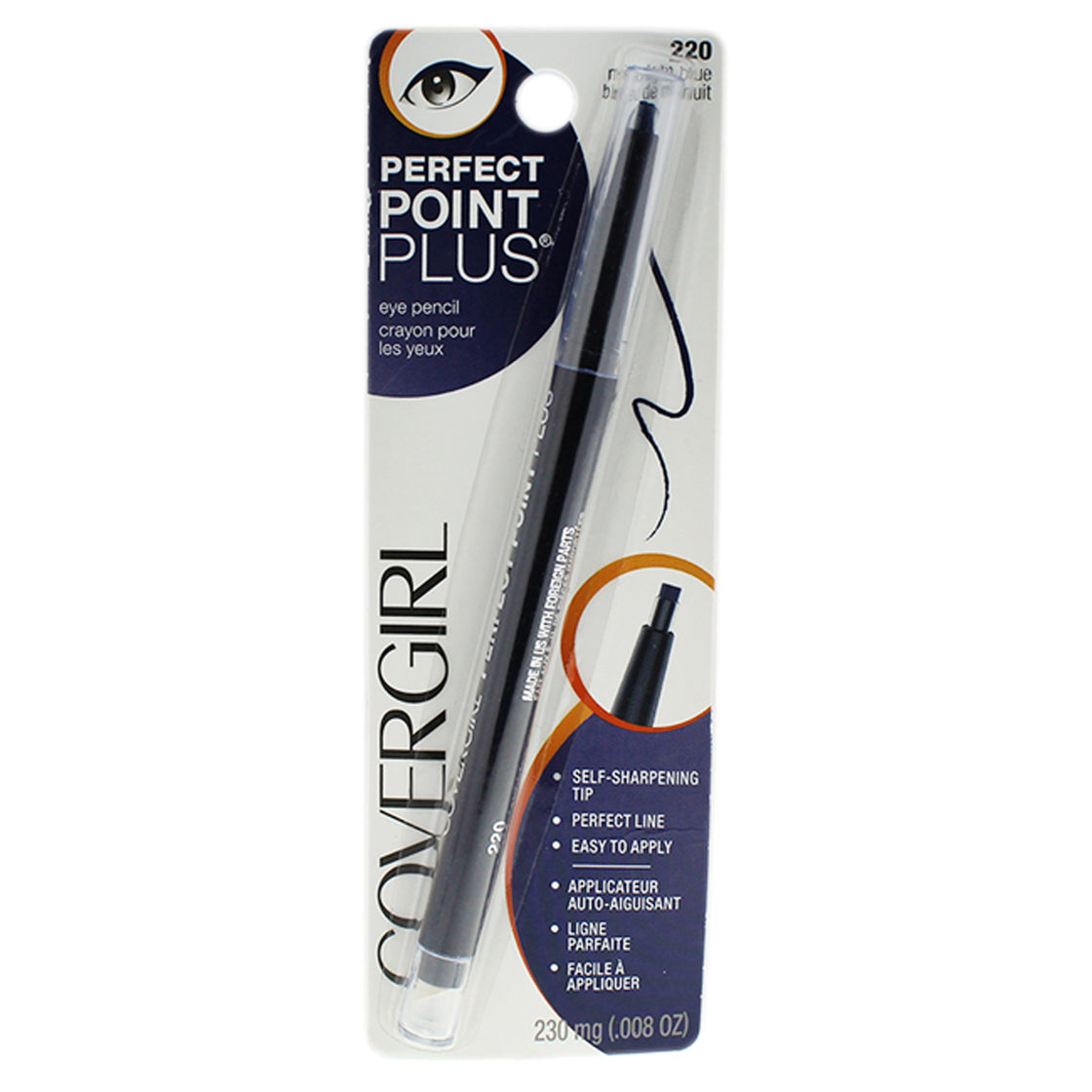 Perfect Point Plus Eyeliner - # 220 Midnight Blue by CoverGirl for Women - 0.008 oz Eyeliner