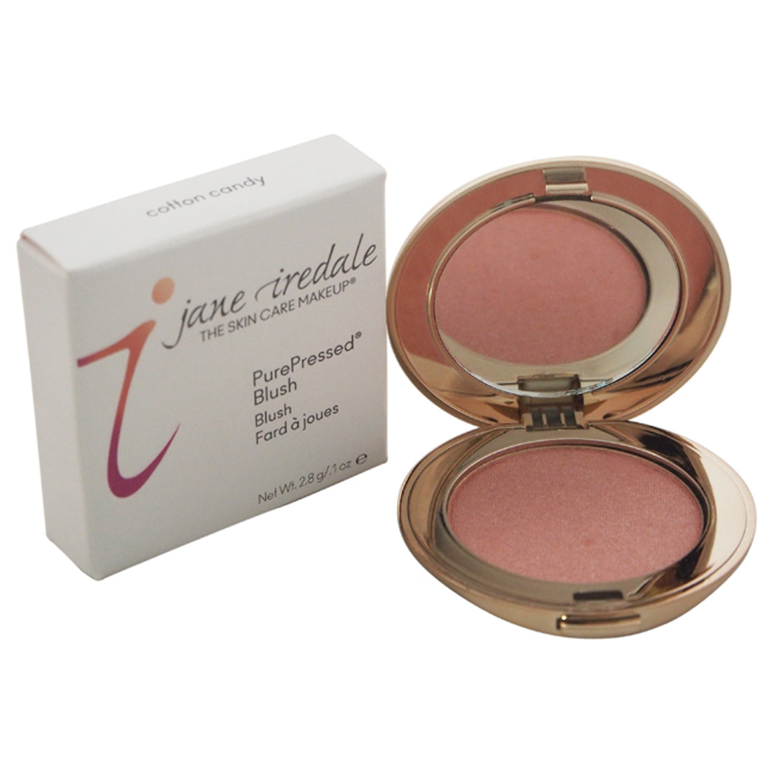 PurePressed Blush - Cotton Candy by Jane Iredale for Women - 0.1 oz Blush