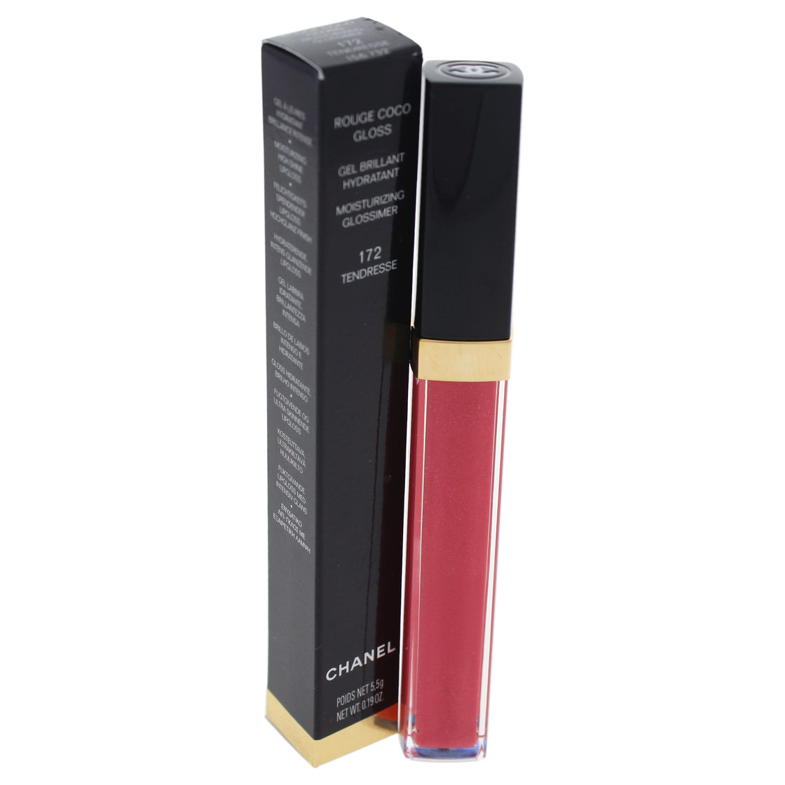 Rouge Coco Gloss Moisturizing Glossimer - 172 Tendresse by Chanel for Women - 0.19 oz Lip Gloss