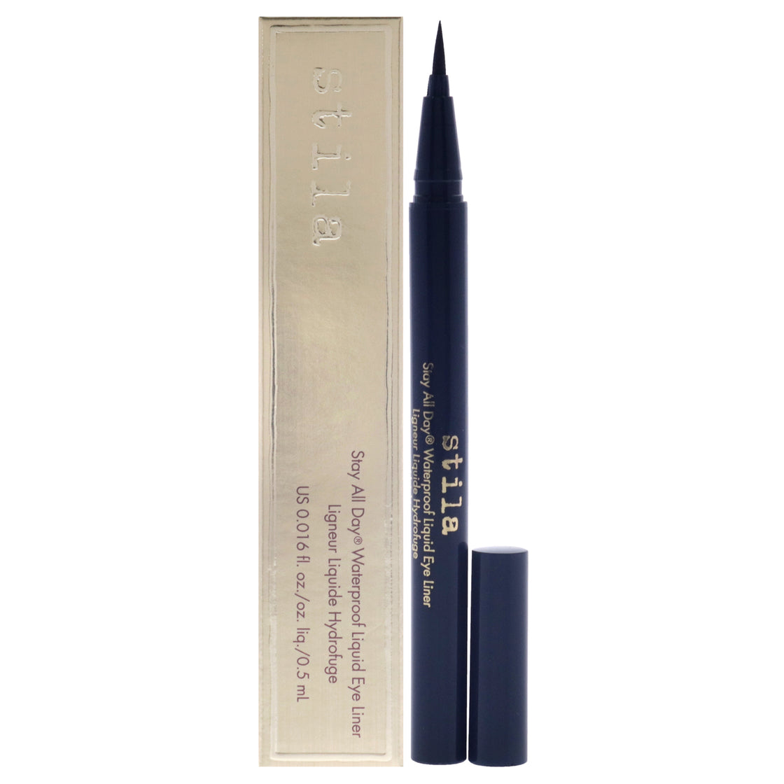 Stay All Day Waterproof Liquid Eye Liner - Midnight by Stila for Women - 0.016 oz Eyeliner