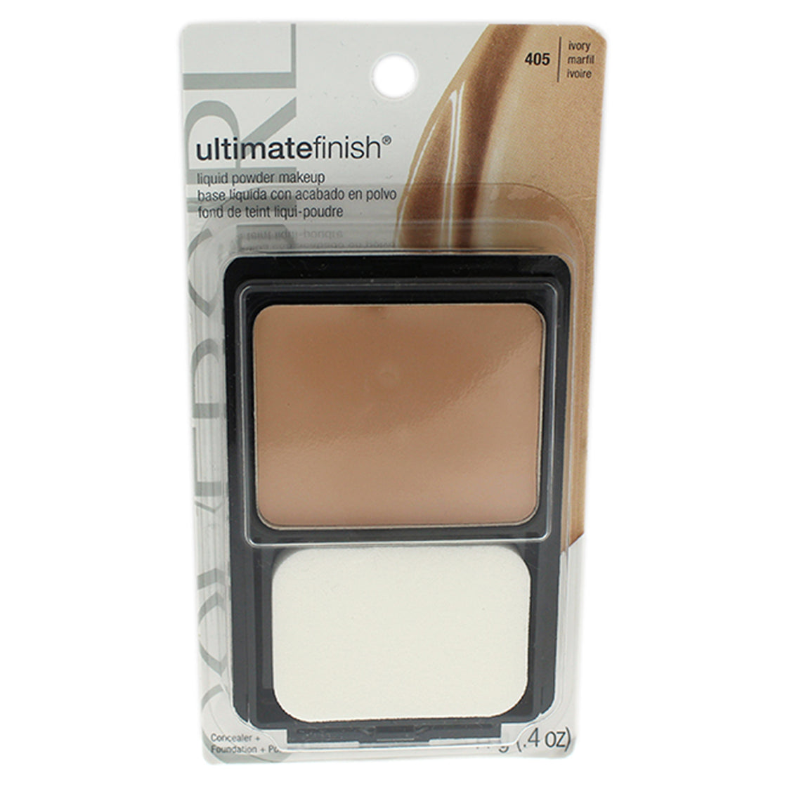 Ultimate Finish Liquid Powder Makeup - # 405 Ivory by CoverGirl for Women - 0.4 oz Makeup