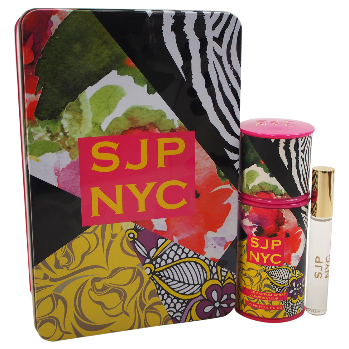 SJP NYC by Sarah Jessica Parker for Women - 2 Pc Gift Set 3.4oz EDP Spray, 0.34oz EDP Spray Rollerball