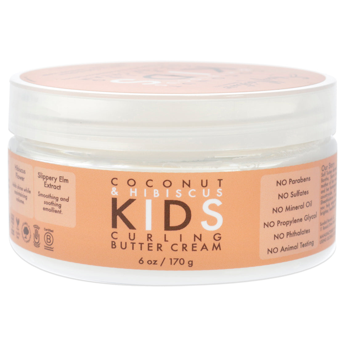 Coconut Hibiscus Kids Curling Butter Cream by Shea Moisture for Kids - 6 oz Cream