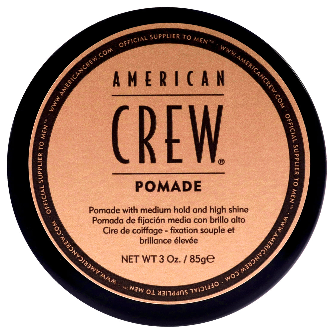 Pomade by American Crew for Men - 3 oz Pomade