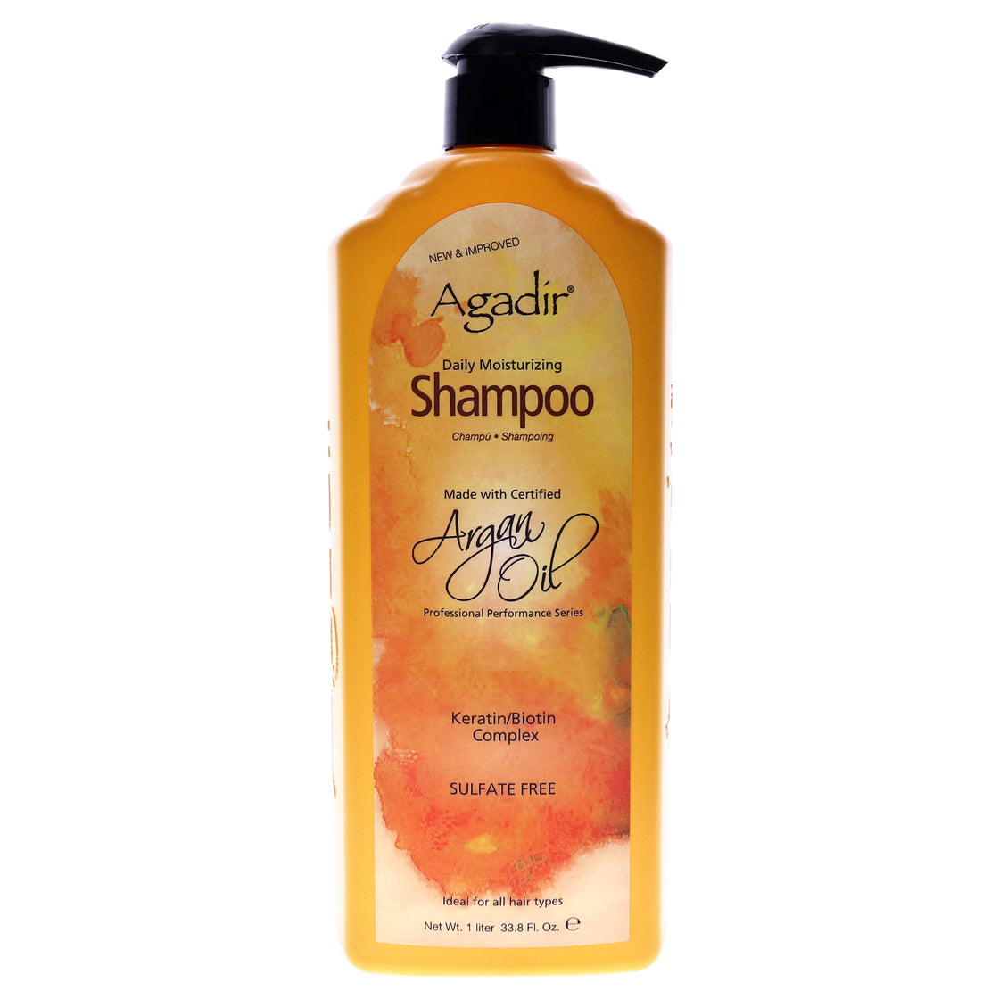 Argan Oil Daily Moisturizing Shampoo by Agadir for Unisex - 33.8 oz Shampoo