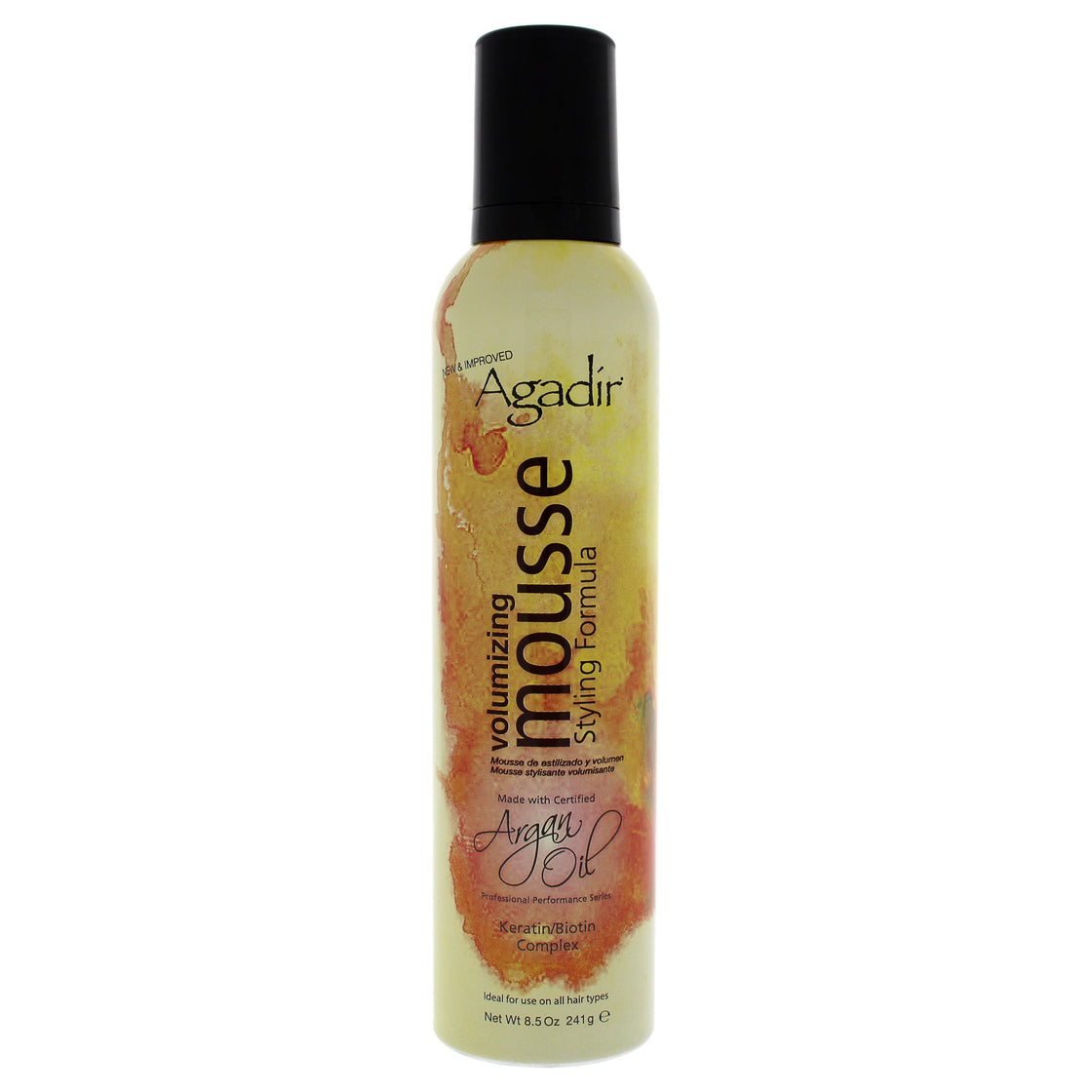 Argan Oil Styling Mousse by Agadir for Unisex - 8.5 oz Mousse