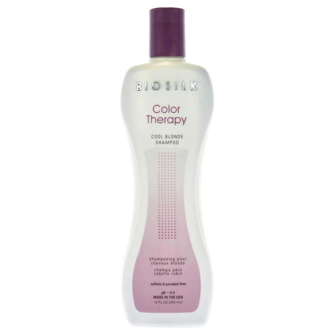 Color Therapy Cool Blonde Shampoo by Biosilk for Unisex - 12 oz Shampoo