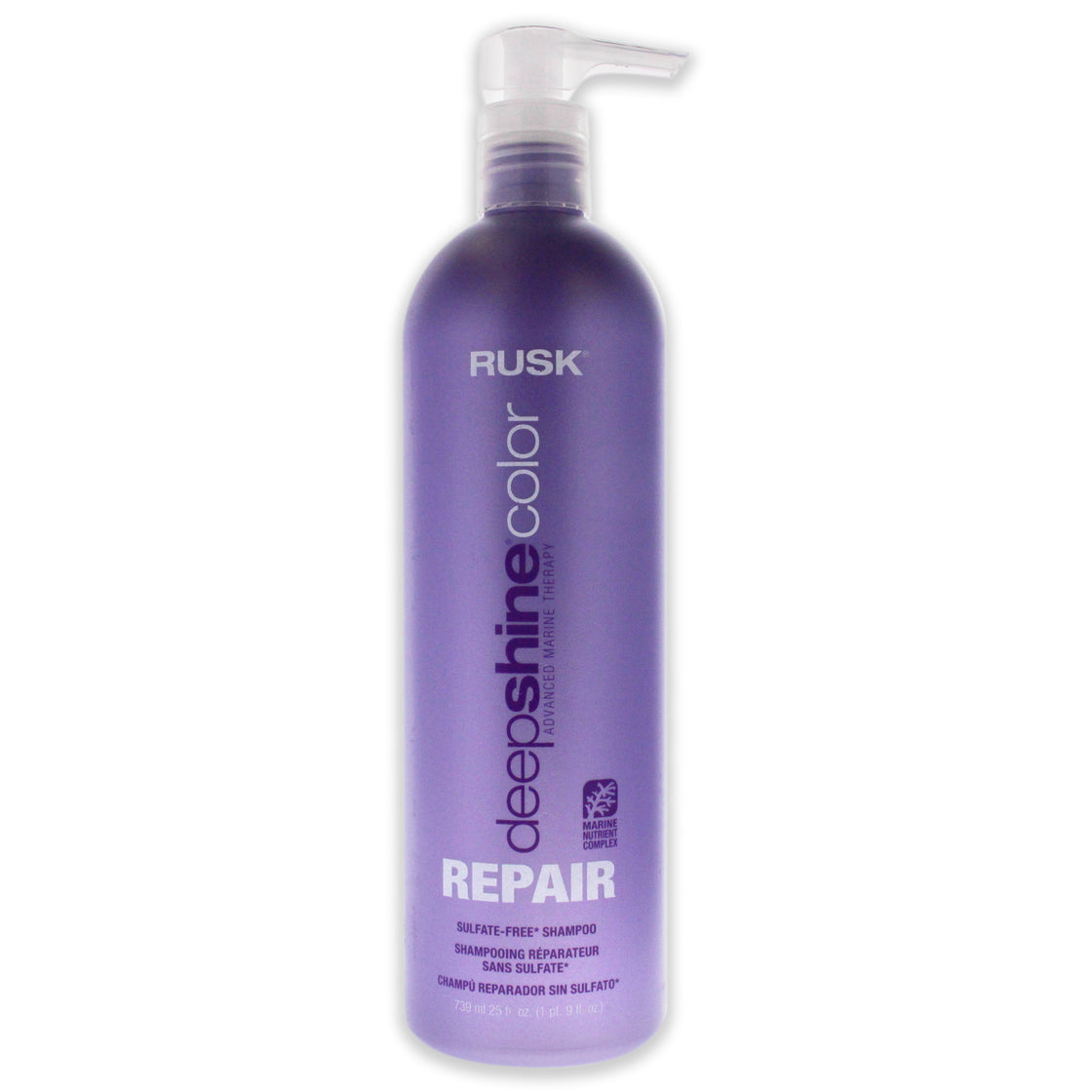 Deepshine Color Repair Sulfate-Free Shampoo by Rusk for Unisex - 25 oz Shampoo