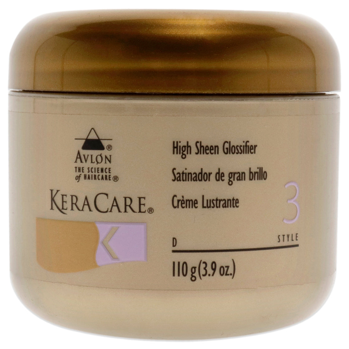 KeraCare High Sheen Glossifier by Avlon for Unisex - 3.9 oz Cream