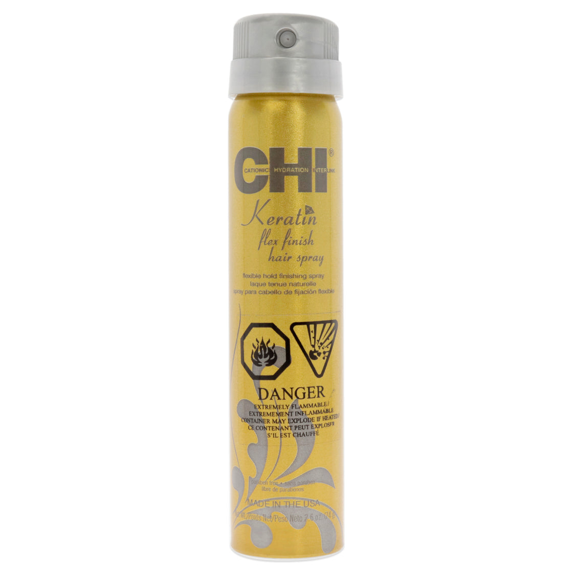 Keratin Flex Finish Hairspray by CHI for Unisex - 2.6 oz Hair Spray