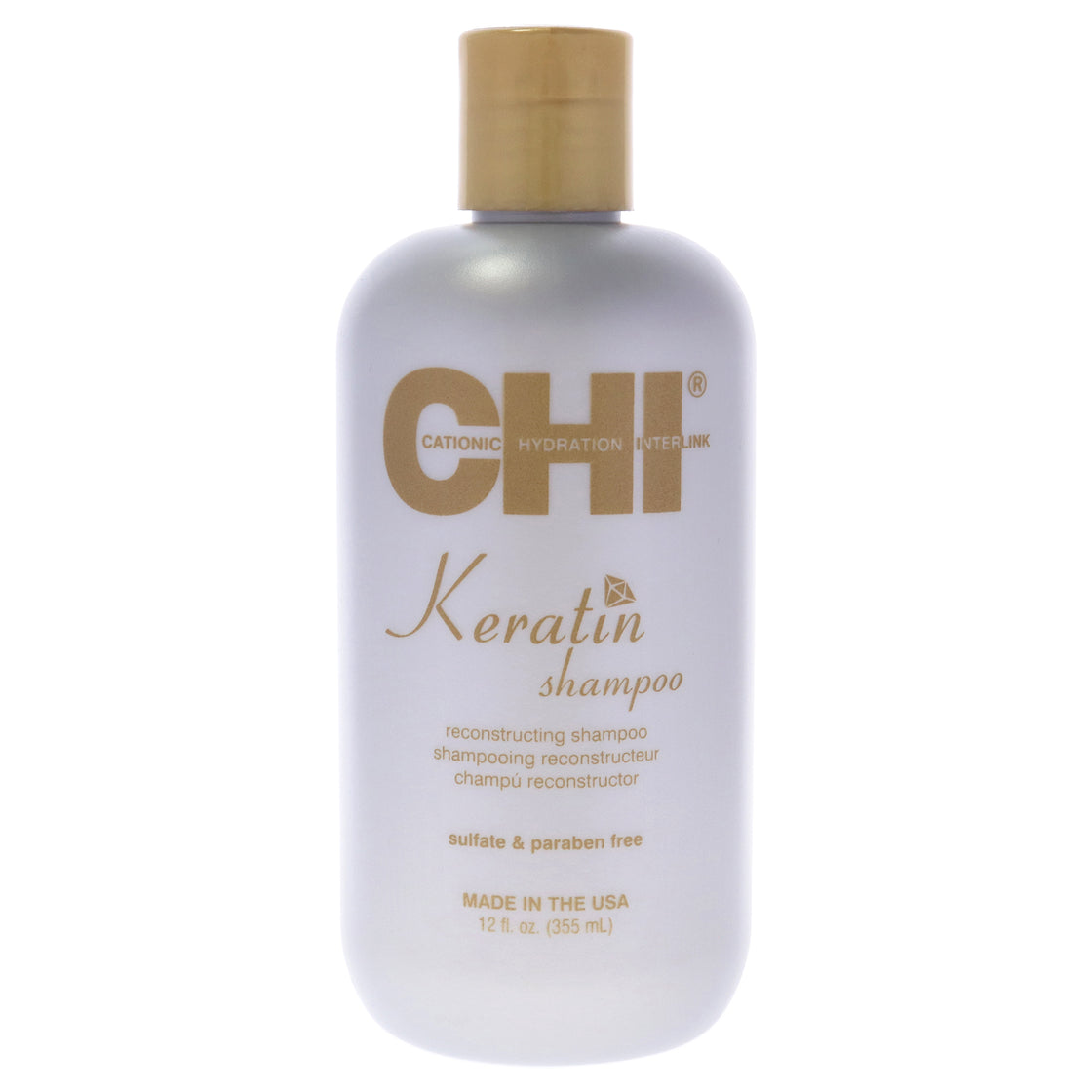 Keratin Reconstructing Shampoo by CHI for Unisex - 12 oz Shampoo