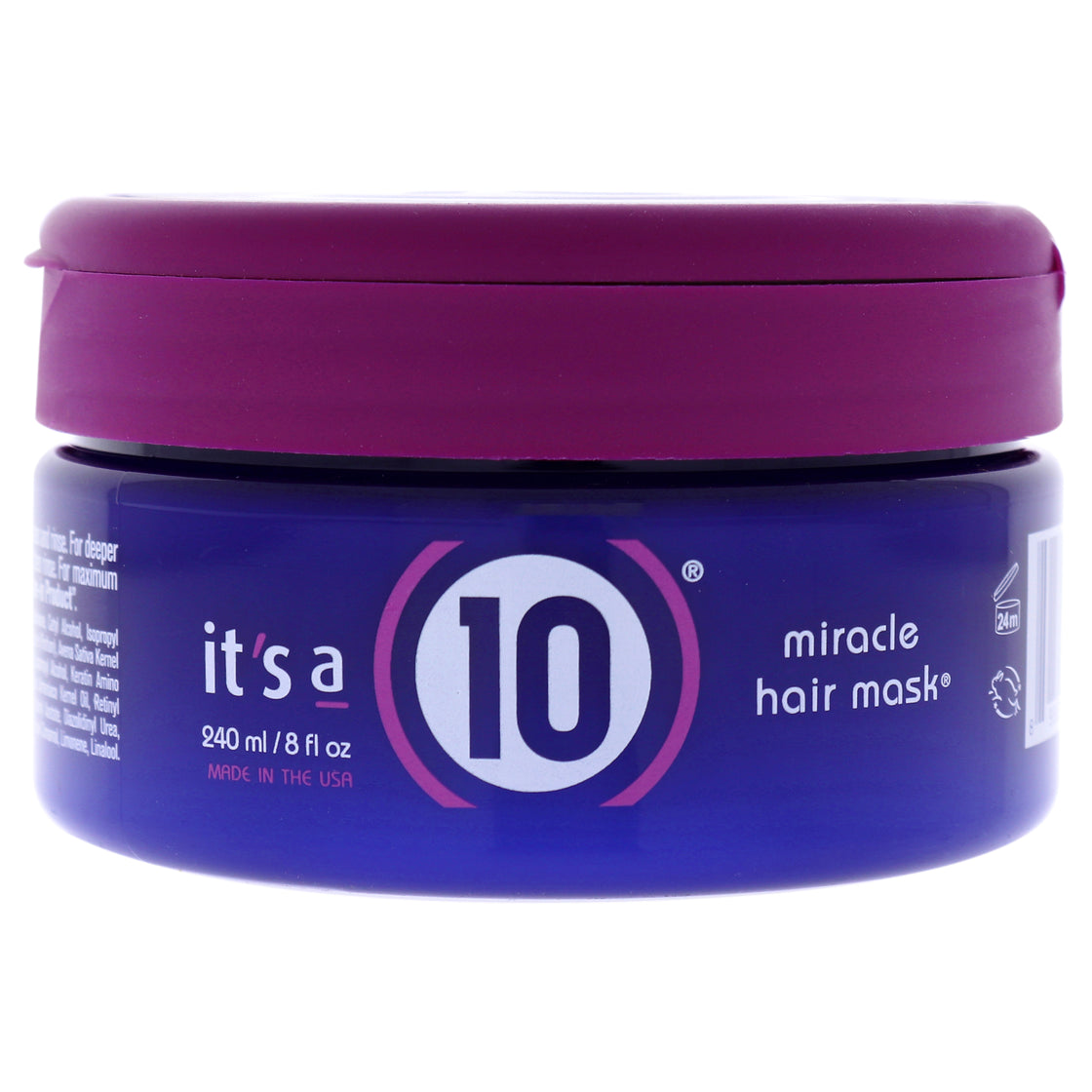 Miracle Hair Mask by Its A 10 for Unisex - 8 oz Mask