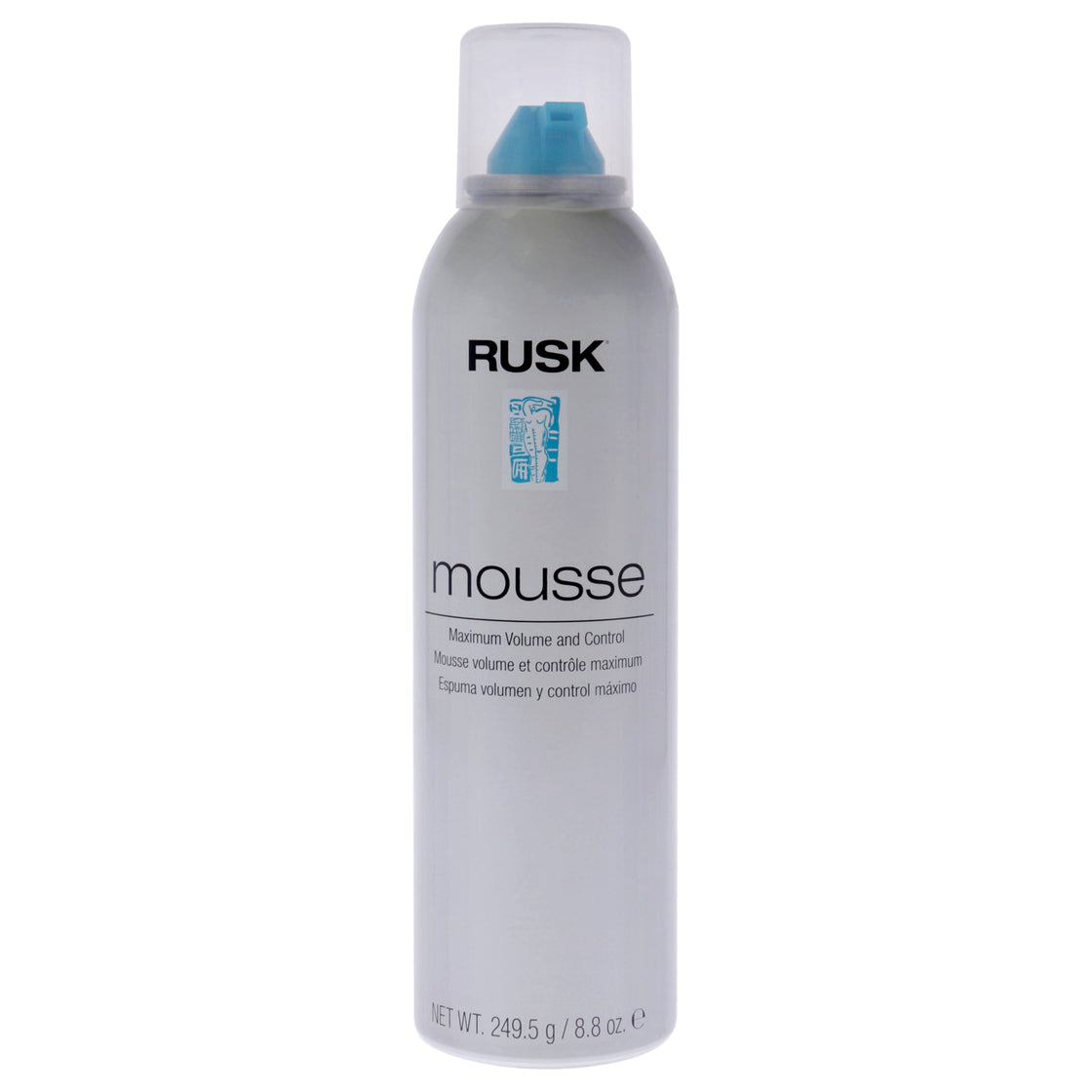 Maximum Volume and Control Mousse by Rusk for Unisex - 8.8 oz Mousse