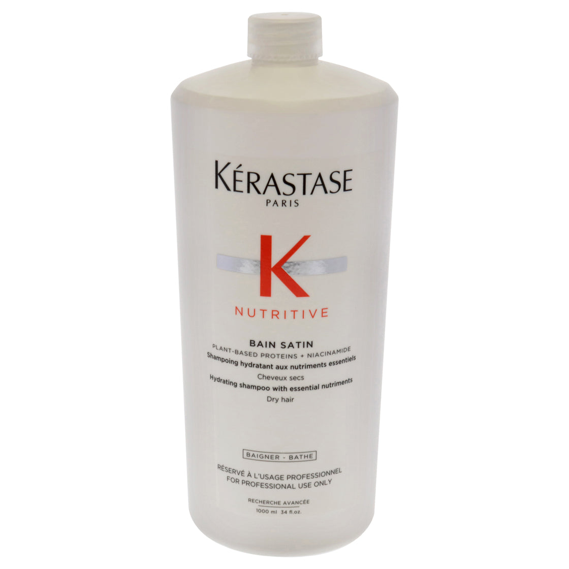 Nutritive Bain Satin 1 Shampoo by Kerastase for Unisex - 34 oz Shampoo