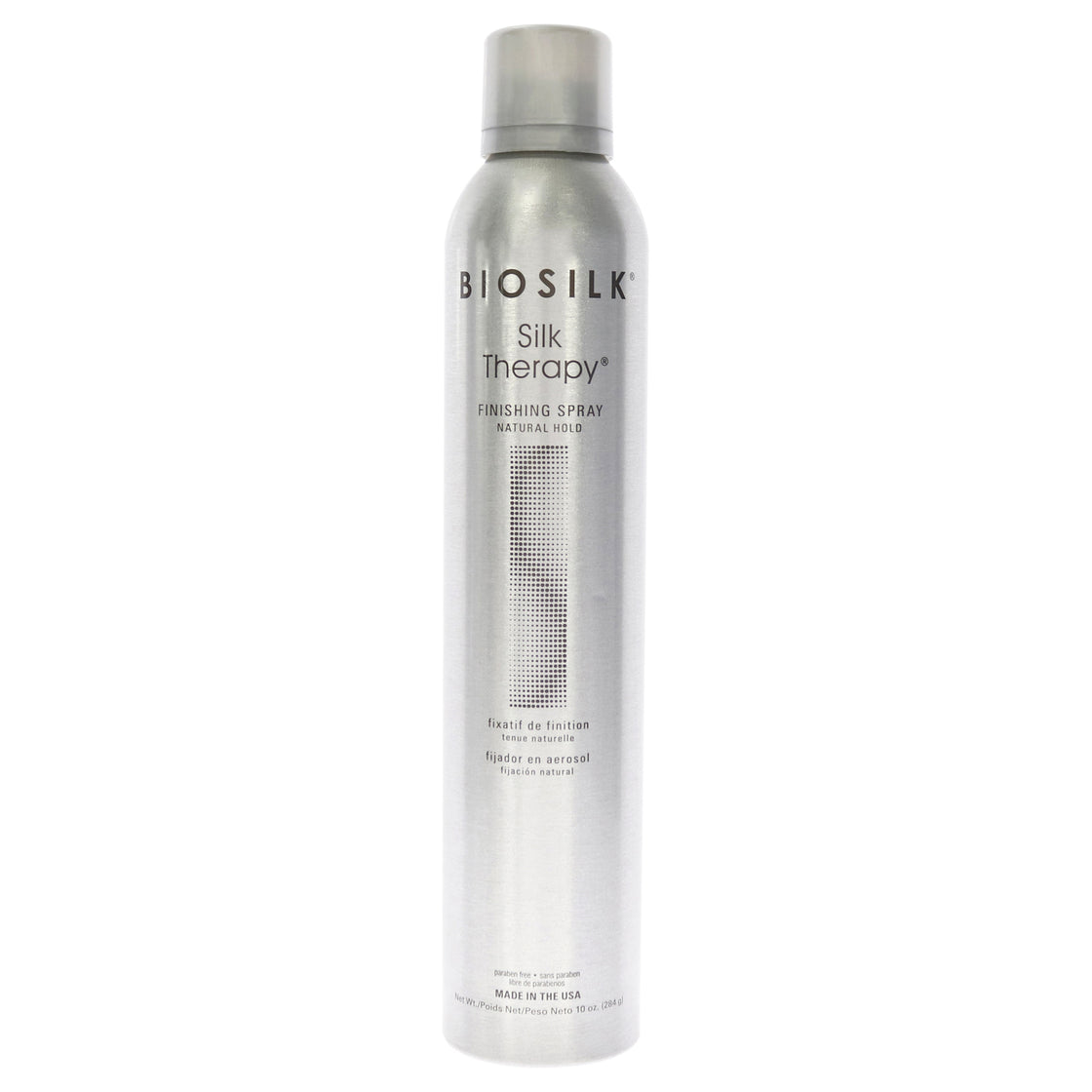 Silk Therapy Finishing Spray - Natural Hold by Biosilk for Unisex - 10 oz Hair Spray