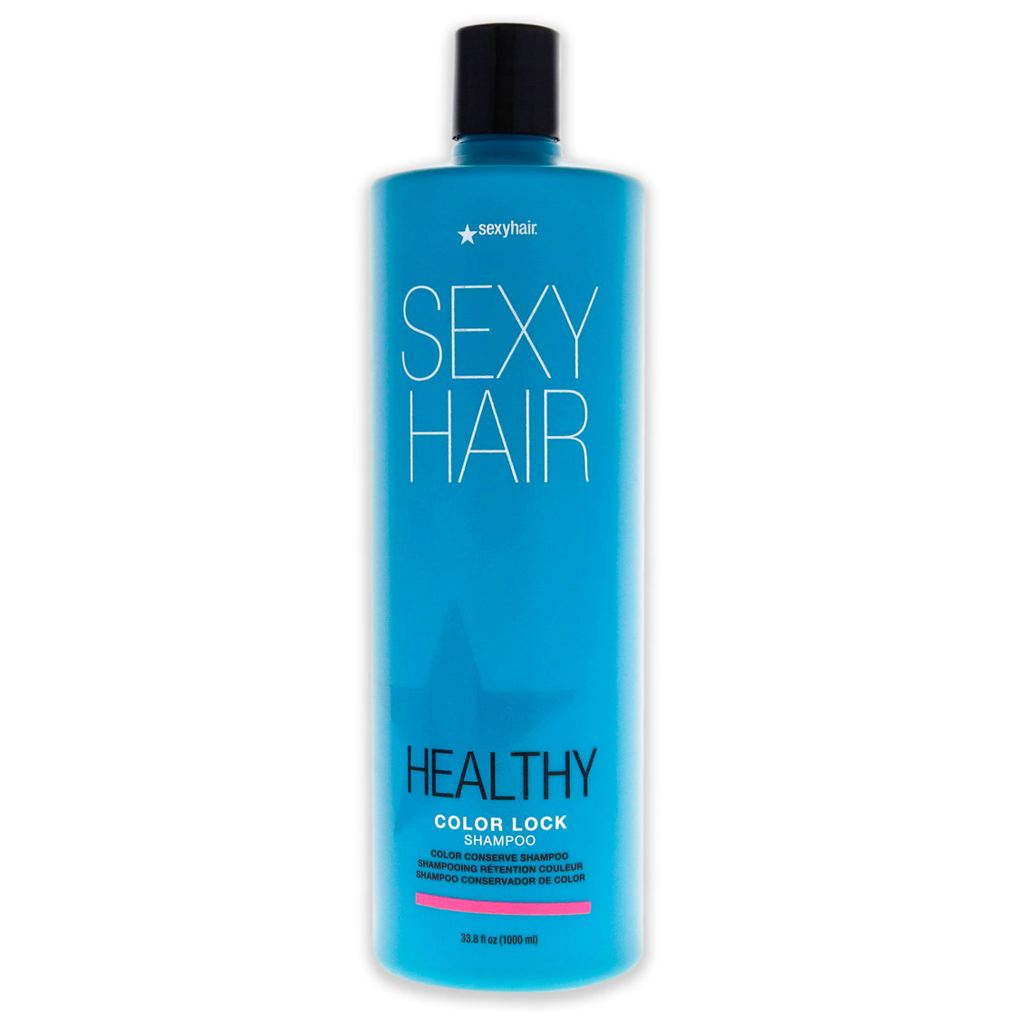 Sexy Hair Healthy Color Lock Shampoo by Sexy Hair for Unisex - 33.8 oz Shampoo