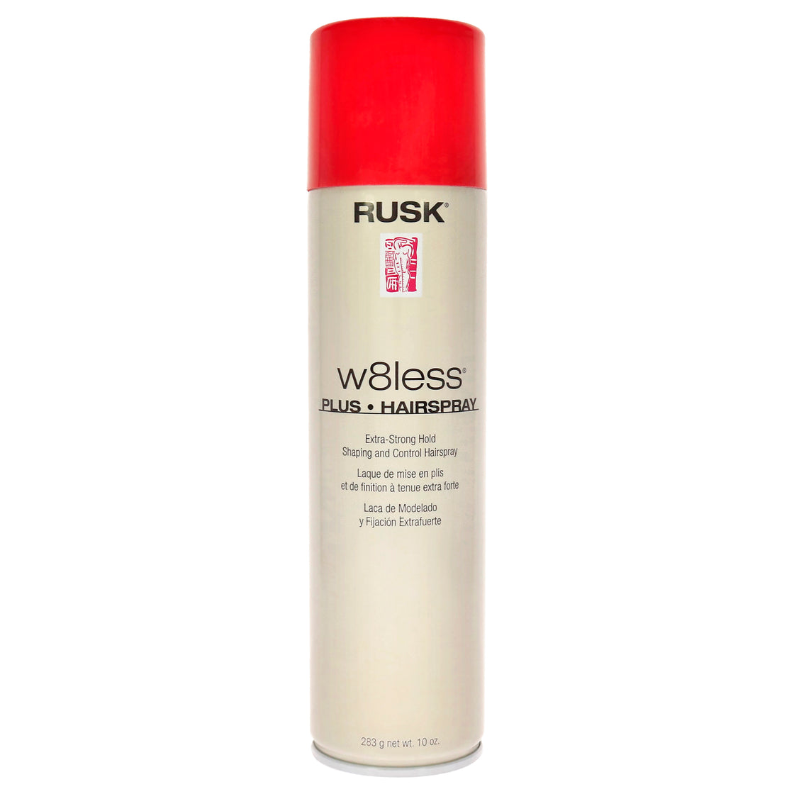 W8less Plus Extra Strong Hold Shaping and Control Hairspray by Rusk for Unisex - 10 oz Hair Spray