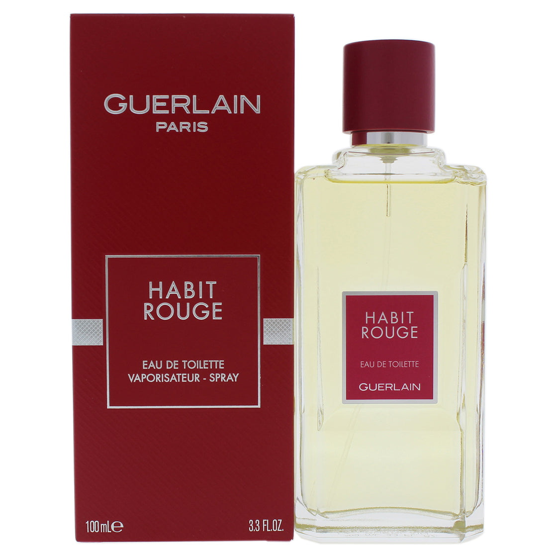 Habit Rouge by Guerlain for Men - 3.4 oz EDT Spray