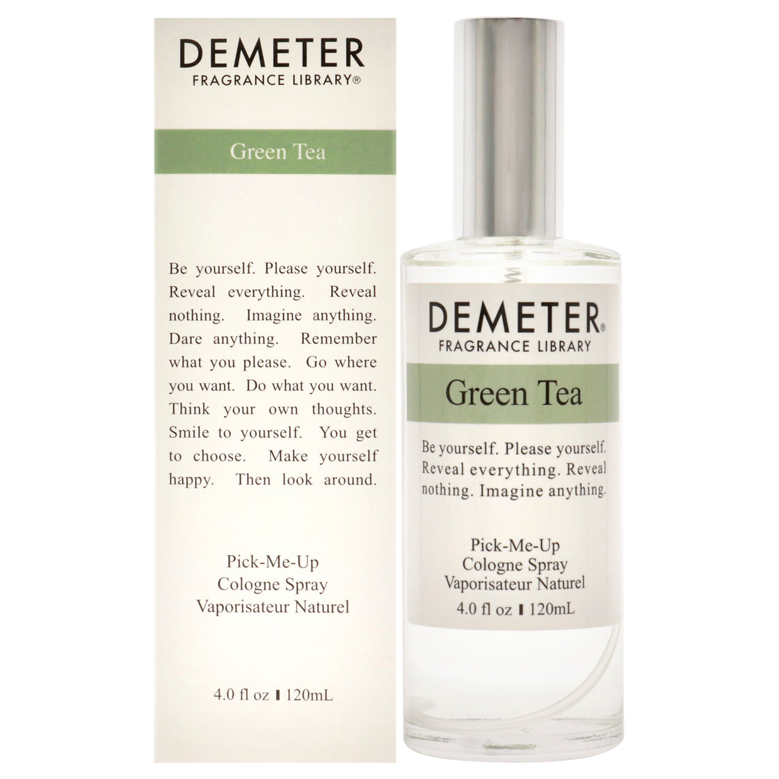 Green Tea by Demeter for Unisex - 4 oz Cologne Spray