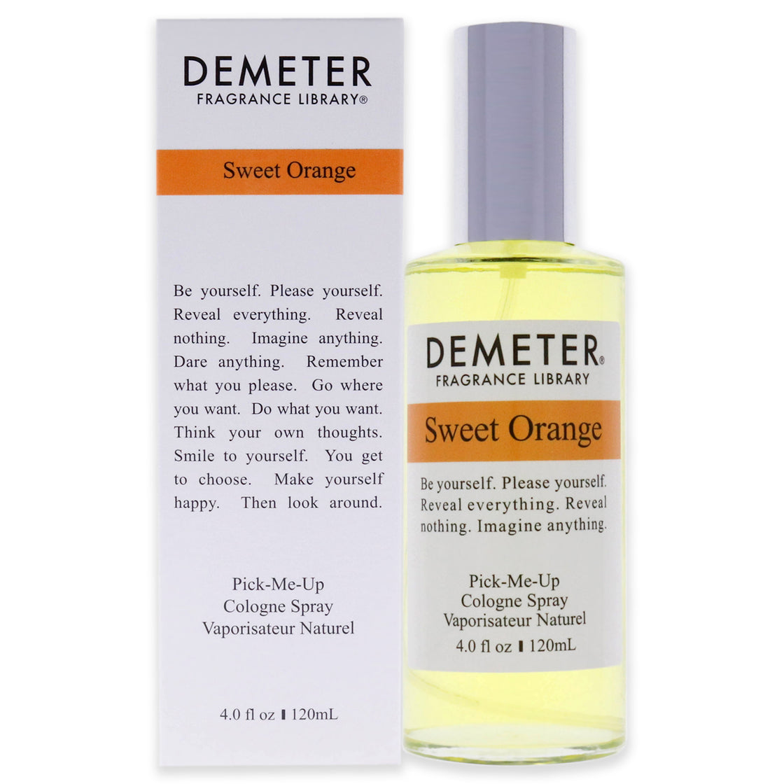 Sweet Orange by Demeter for Unisex - 4 oz Cologne Spray