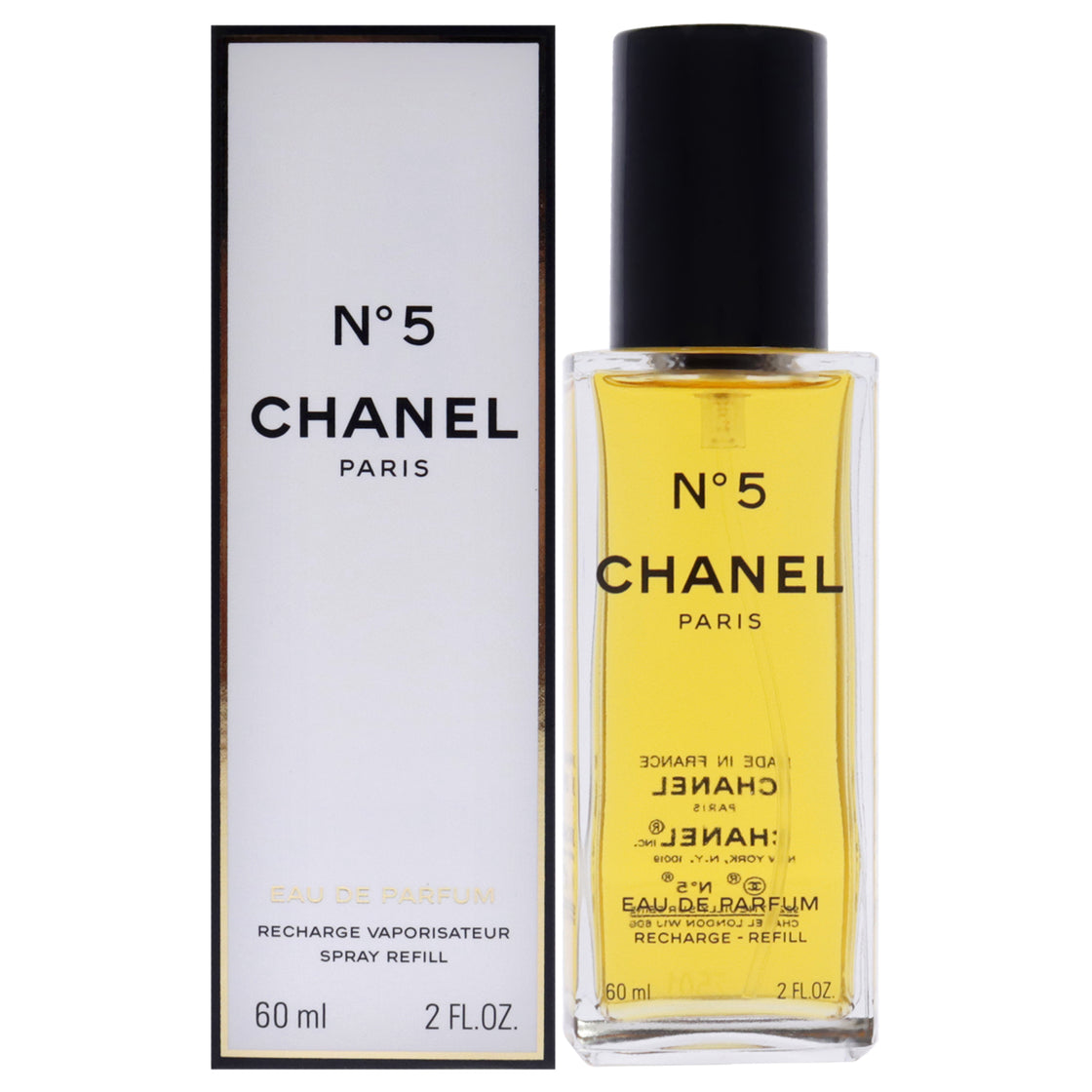 Chanel No.5 by Chanel for Women - 2 oz EDP Spray (Refillable)