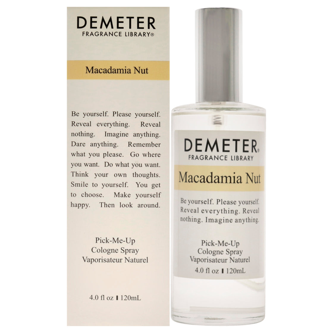 Macadamia Nut by Demeter for Women - 4 oz Cologne Spray