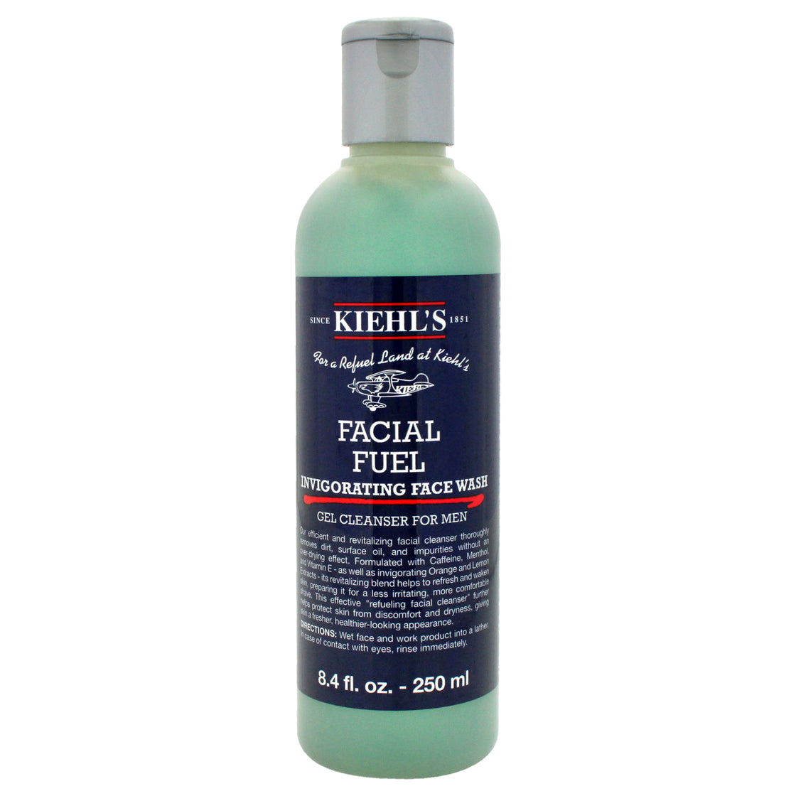 Facial Fuel Energizing Face Wash by Kiehls for Men - 8.4 oz Cleanser