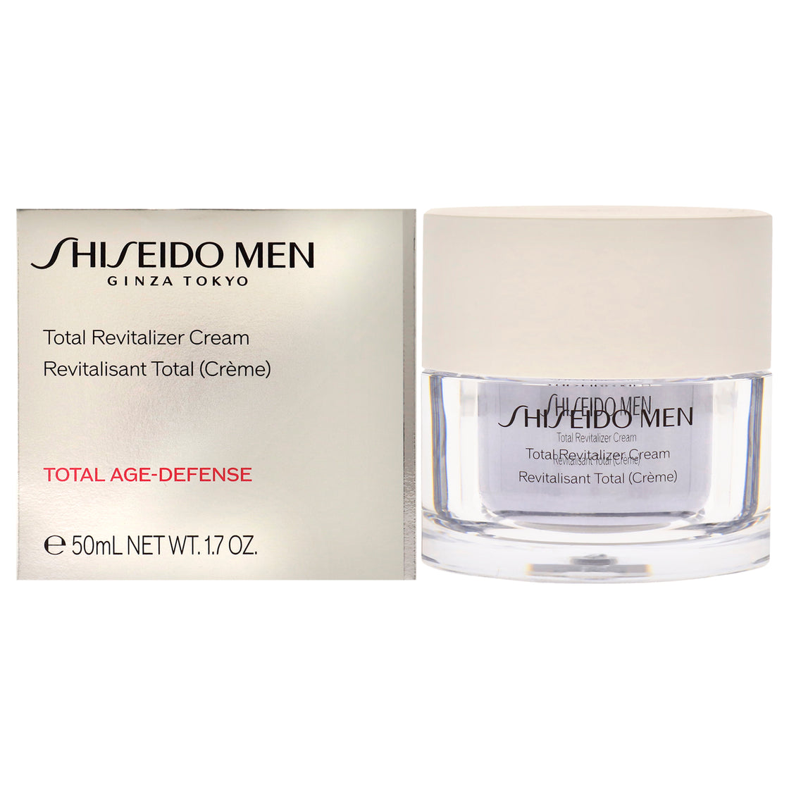 Total Revitalizer Cream by Shiseido for Men - 1.7 oz Cream