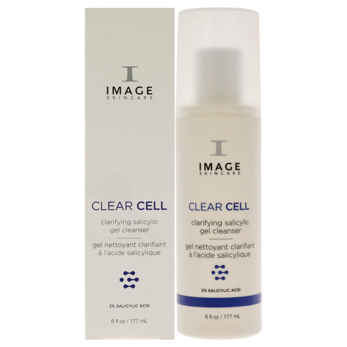 Clear Cell Clarifying Salicylic Gel Cleanser by Image for Unisex - 6 oz Cleanser