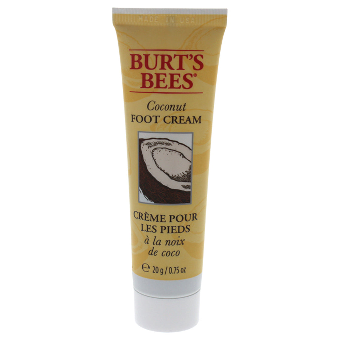 Coconut Foot Cream by Burts Bees for Unisex - 0.75 oz Cream