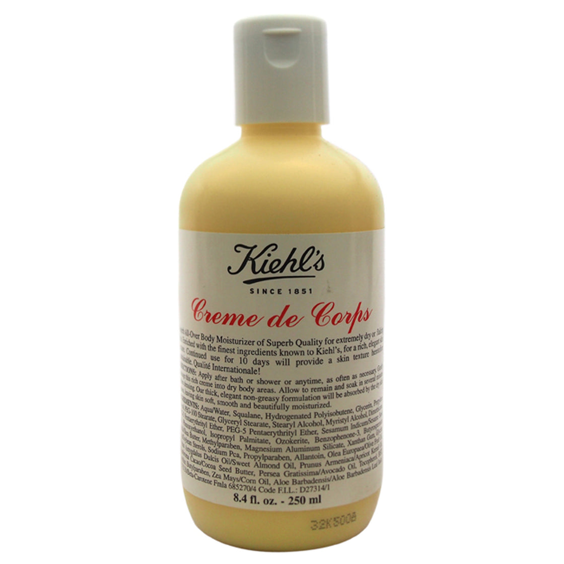 Creme de Corps by Kiehls for Unisex - 8.4 oz Body Cream