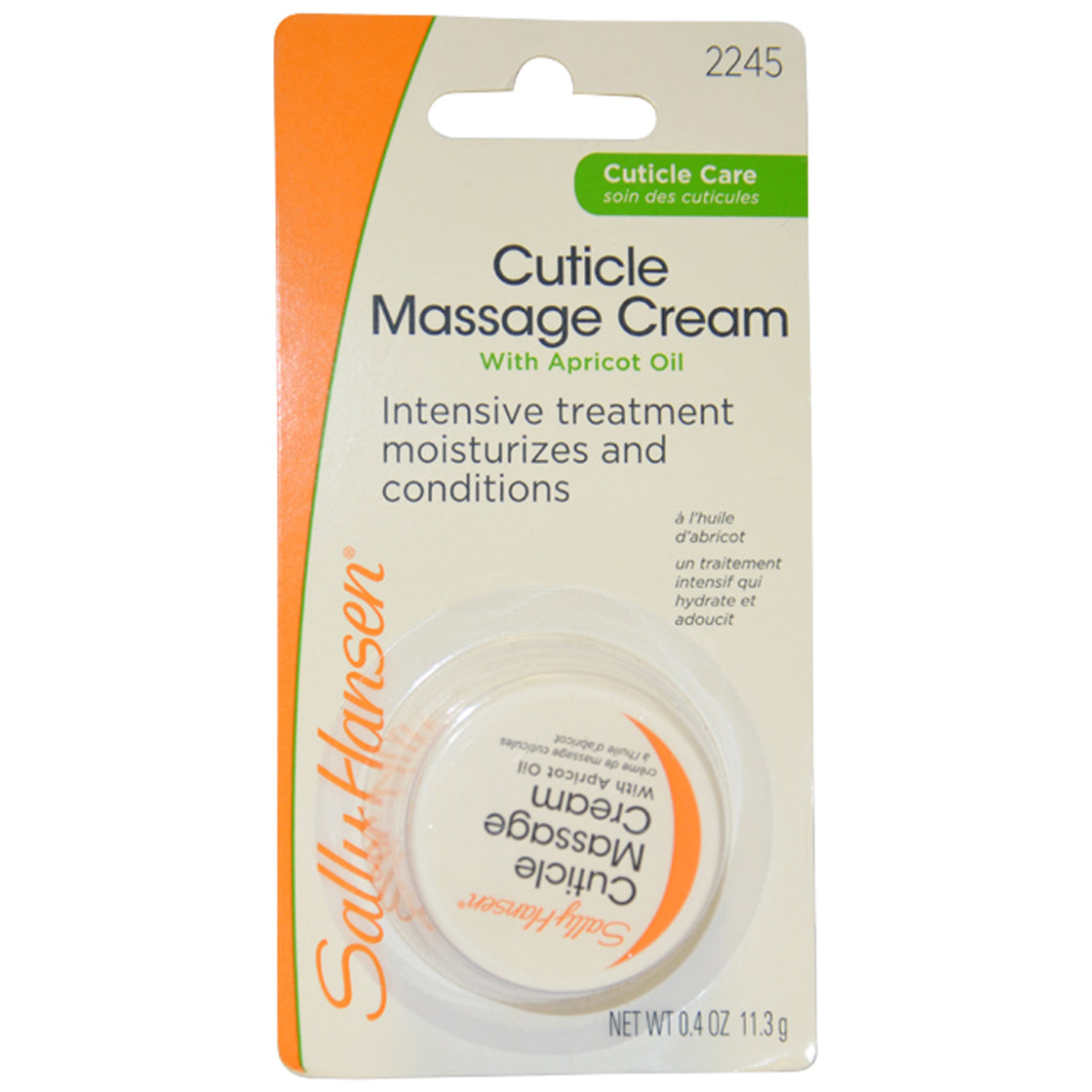 Cuticle Massage Cream by Sally Hansen for Unisex - 0.4 oz Cream