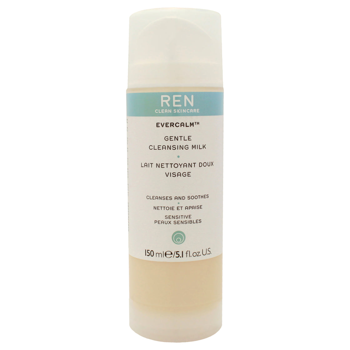 Evercalm Gentle Cleansing Milk by REN for Unisex - 5.1 oz Cleanser