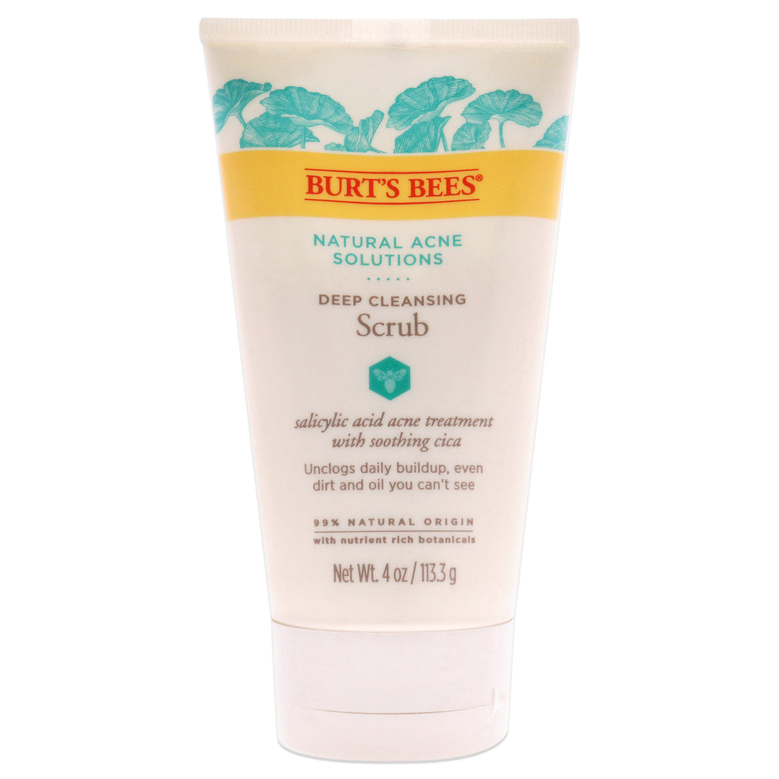 Natural Acne Solutions Pore Refining Scrub by Burts Bees for Unisex - 4 oz Scrub