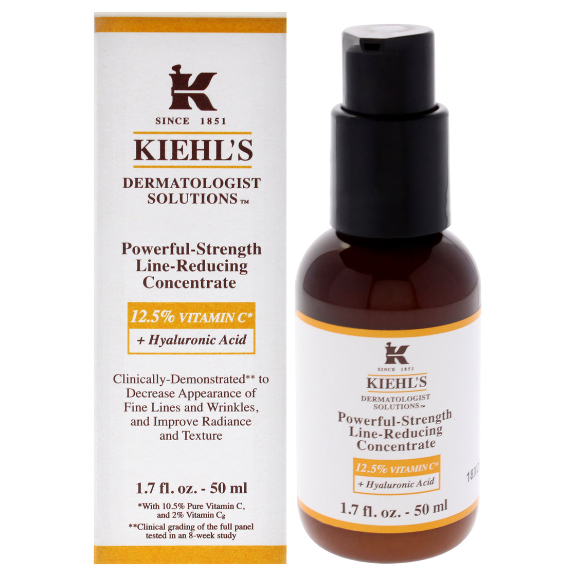 Powerful Strength Line Reducing Concentrate by Kiehls for Unisex - 1.7 oz Treatment