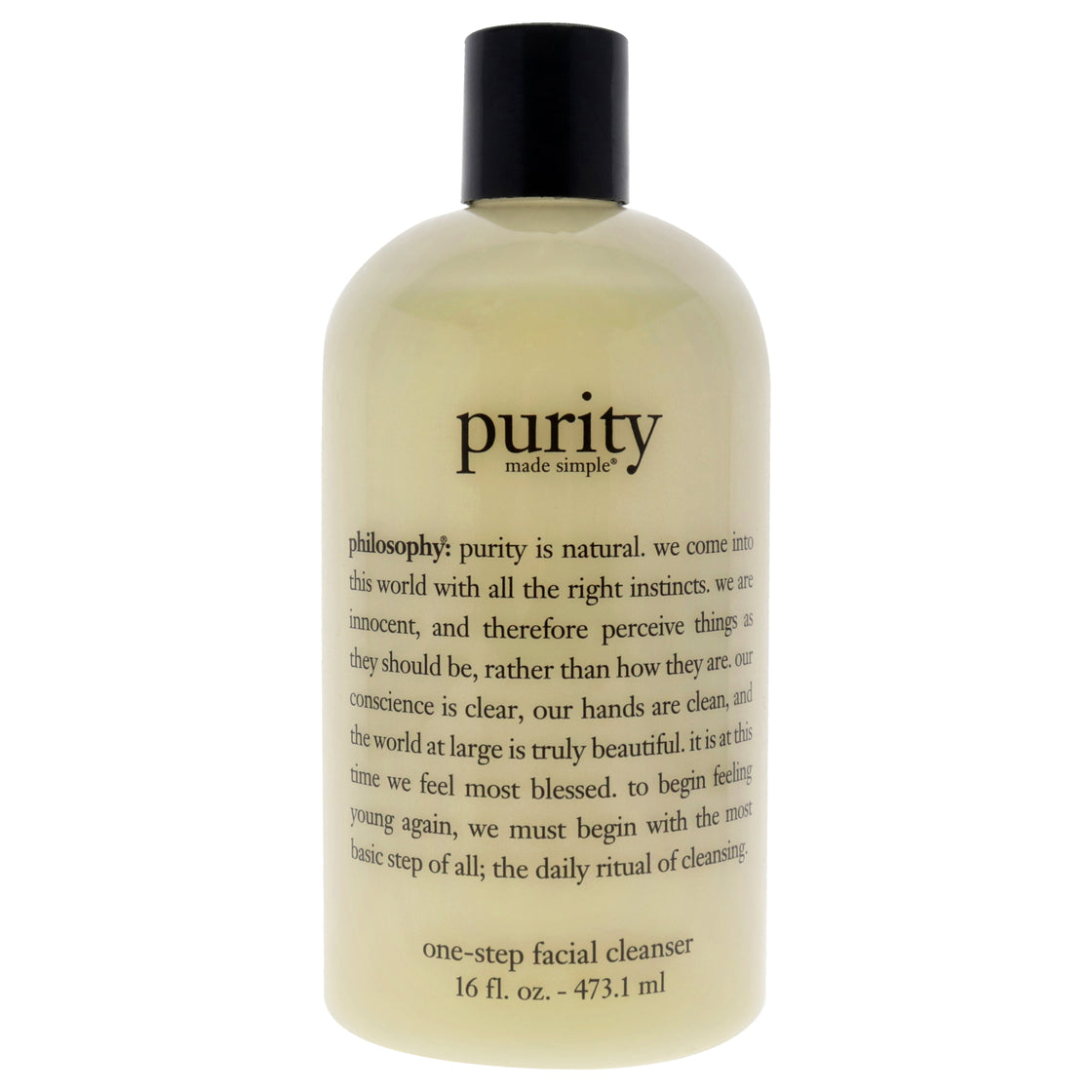 Purity Made Simple One-Step Facial Cleanser by Philosophy for Unisex - 16 oz Cleanser