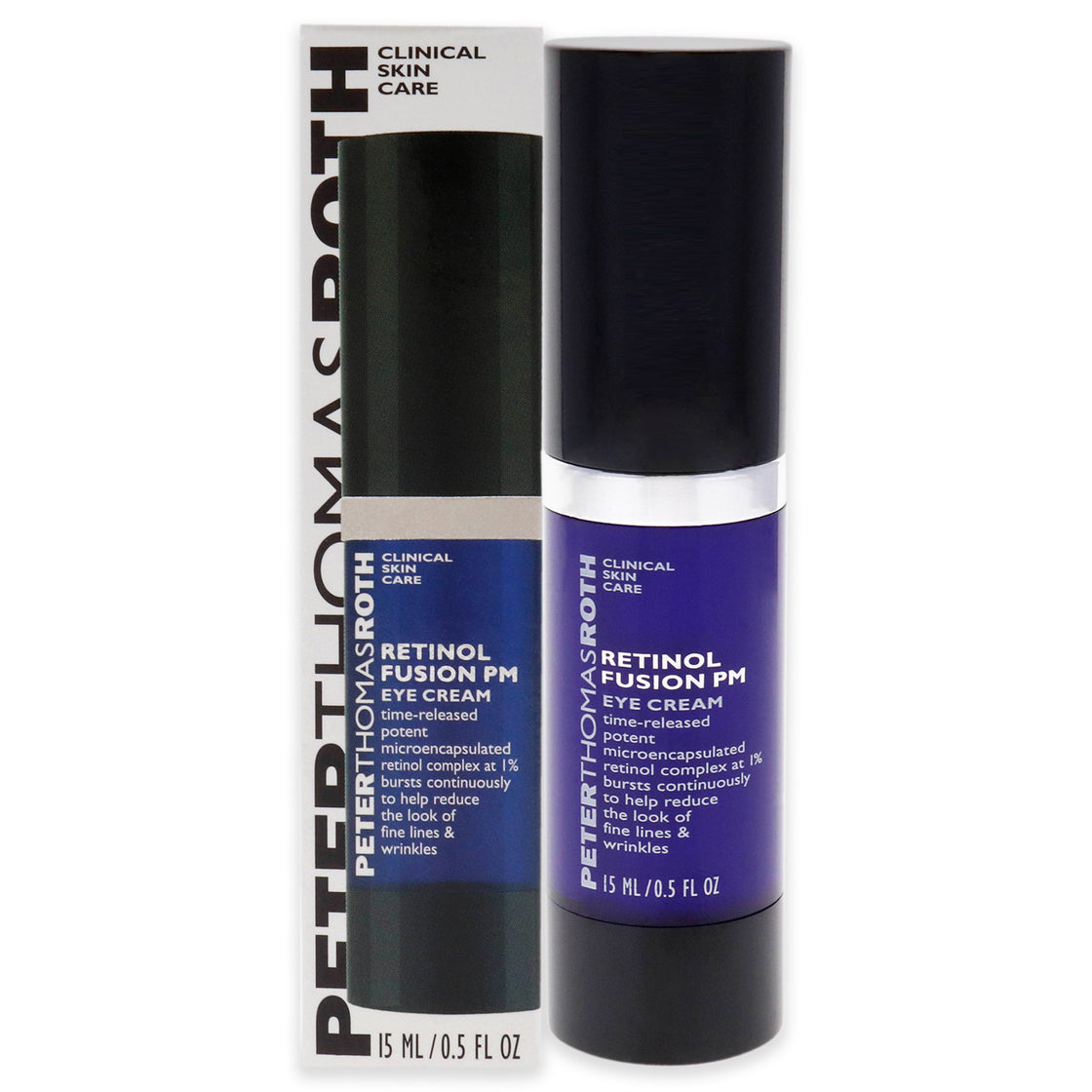 Retinol Fusion PM Eye Cream by Peter Thomas Roth for Unisex - 0.5 oz Cream