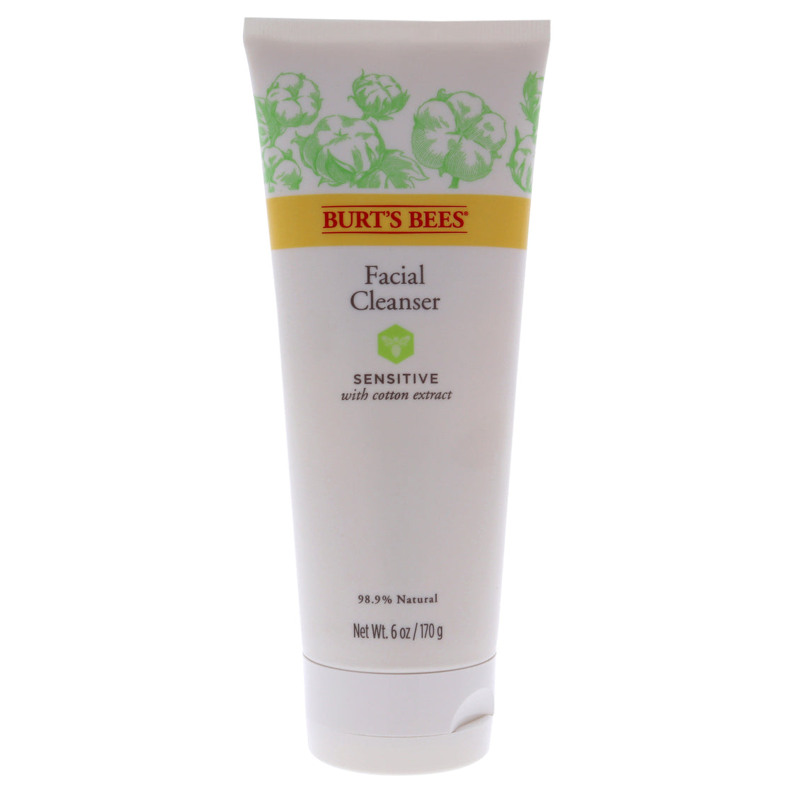 Sensitive Facial Cleanser by Burts Bees for Unisex - 6 oz Cleanser