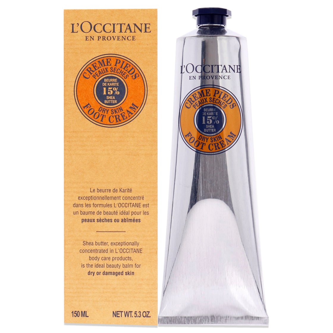 Shea Butter Foot Cream - Dry Skin by LOccitane for Unisex - 5.2 oz Cream