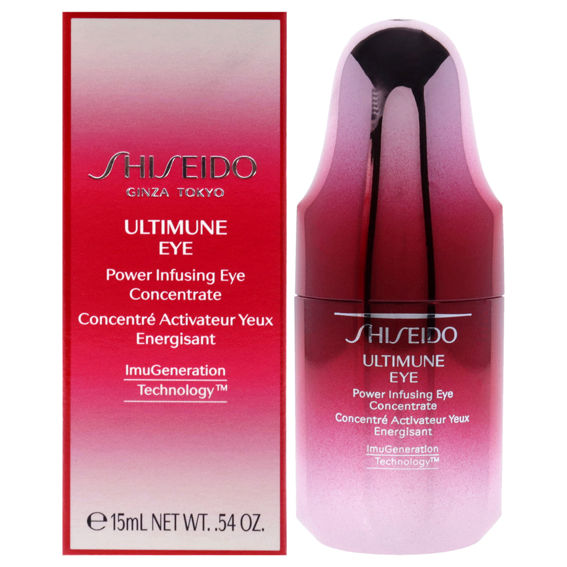 Ultimune Power Infusing Eye Concentrate by Shiseido for Unisex - 0.54 oz Serum