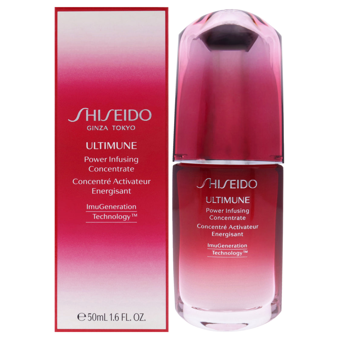Ultimune Power Infusing Concentrate by Shiseido for Unisex - 1.6 oz Moisturizer