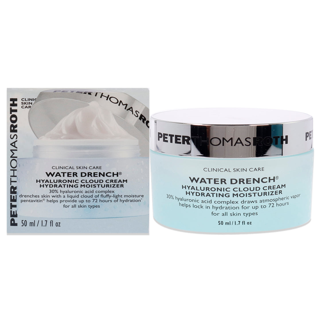 Water Drench Hyaluronic Cloud Cream by Peter Thomas Roth for Unisex - 1.7 oz Cream